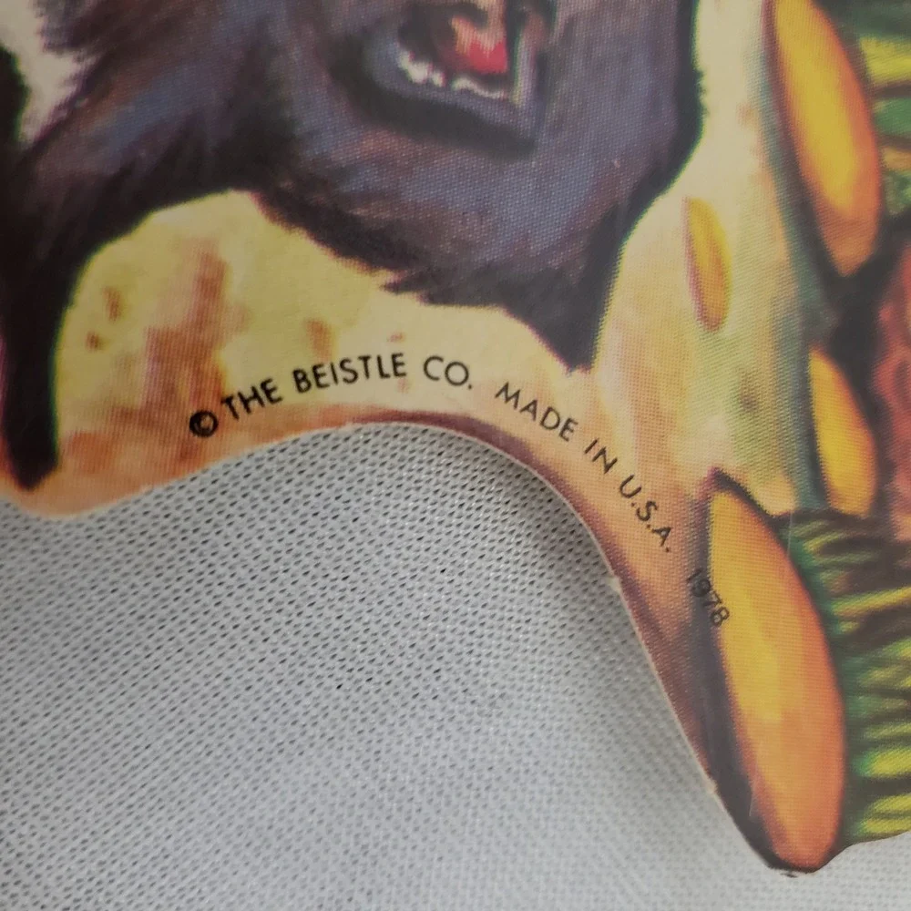 Beistle '78 Thanksgiving Harvest Pilgrim Indian Die Cut +‎ Pumpkin Wall Decor